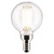 Satco 5.5w G16.5 Globe Filament LED 3000K Candelabra Base Dimmable - 60w equiv